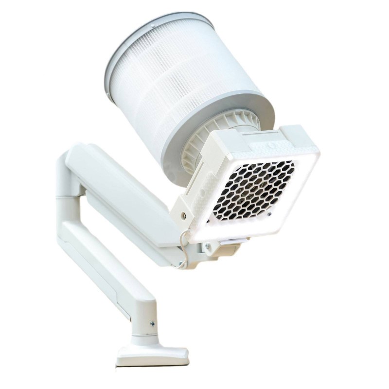 डेस्कटॉप स्टैंडिंग फोल्डेबल नेल डस्ट कलेक्टर