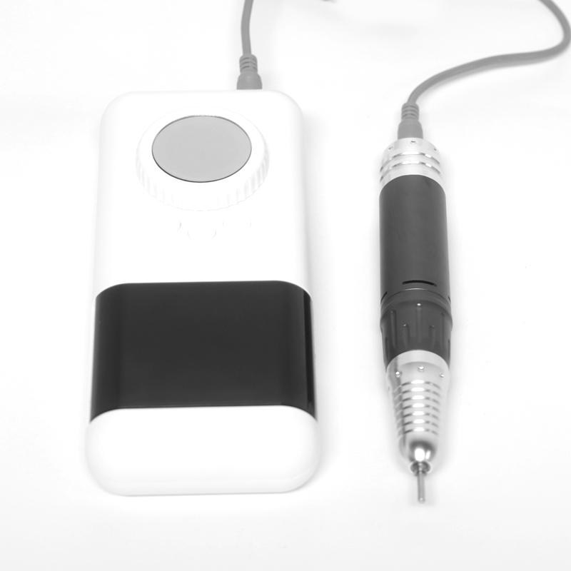 सफेद पोर्टेबल इलेक्ट्रिक नेल ड्रिल